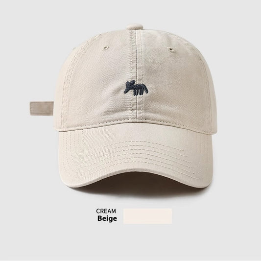 Fox Crest Embroidered Baseball Cap