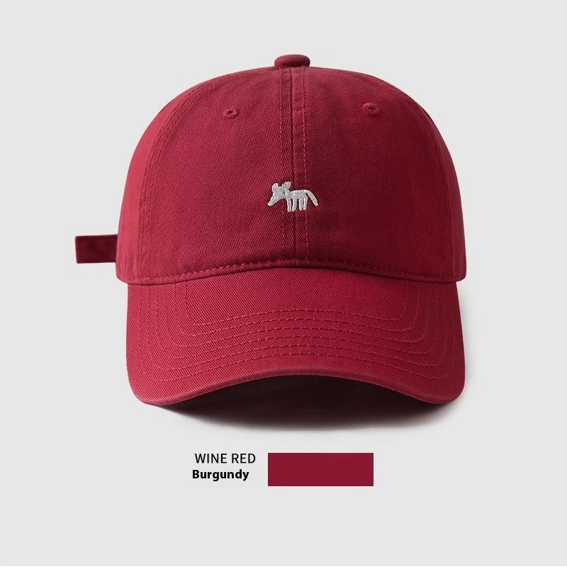 Fox Crest Embroidered Baseball Cap